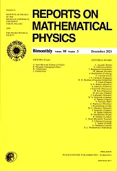 Reports On Mathematical Physics 88/3 Pergamon