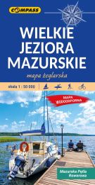 Wielkie Jeziora Mazurskie Mapa laminowana Wyd 8 / Compass Wielkie Jeziora Mazurskie Mapa laminowana Wyd 8 / Compass