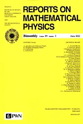 Reports on Mathematical Physics 89/3 2022,