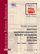 Początki sowietologii: Instytut Naukowo-Badawczy Europy Wschodniej,Jan Malicki Początki sowietologii: Instytut Naukowo-Badawczy Europy Wschodniej,Jan Malicki