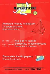 Miniatury matematyczne 75 Analogie między trójkątem i czworościanem Kto goli fryzjera? Sofizmaty matematyczne Geometria kartki papieru