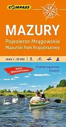 Mazury Pojezierze Mrągowskie Mazurski Park Krajobrazowy 1:50 000