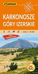 Karkonosze Góry Izerskie Mapa laminowana 1::35,