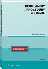 Regulaminy i procedury w firmie Regulaminy i procedury w firmie