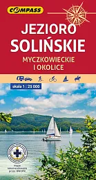 Jezioro Solińskie Myczkowieckie i okolice Mapa,