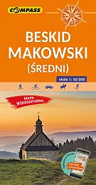 Beskid Makowski Średni Mapa laminowana 1:,