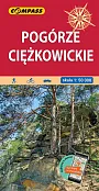 Pogórze Ciężkowickie Mapa turystyczna 1:50 000