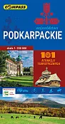 Województwo Podkarpackie 101 atrakcji turystycznychMapa turystyczna 1:200 000