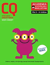 Akademia Inteligentnego Malucha CQ Inteligencja Kreatywna 3-4 lata Nowe zabawy