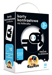 Karty kontrastowe na kółeczku