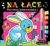 Pierwsza kolorowanka Na łące Kredka segmentowaAgata Kaczyńska