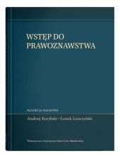 Wstęp do prawoznawstwa Wstęp do prawoznawstwa