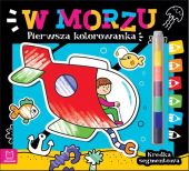 Pierwsza kolorowanka W morzu Kredka segmentowa Pierwsza kolorowanka W morzu Kredka segmentowa