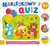 Naklejkowy quiz 4+ Aktywizująca książeczka maluchaAgnieszka Bator Naklejkowy quiz 4+ Aktywizująca książeczka maluchaAgnieszka Bator