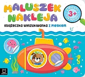Maluszek nakleja Książeczka wyszukiwanka z pieskiem z dużymi naklejkami 3+