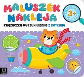 Maluszek nakleja Książeczka wyszukiwanka z kotkiem,Agnieszka Bator