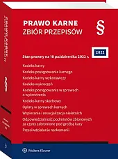 Kodeks karny. Kodeks postępowania karnego. Kodeks karny wykonawczy. Kodeks wykroczeń. Kodeks postępowania w sprawach o wykroczenia. Kodeks karny skarbowy. Opłaty w sprawach karnych. Postępowanie w sprawach nieletnich Kodeks karny. Kodeks postępowania karnego. Kodeks karny wykonawczy. Kodeks wykroczeń. Kodeks postępowania w sprawach o wykroczenia. Kodeks karny skarbowy. Opłaty w sprawach karnych. Postępowanie w sprawach nieletnich