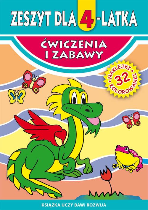 Książki Z Zadaniami Dla 4 Latka Zeszyt dla 4-latka, 2021 (książka) - Profinfo.pl