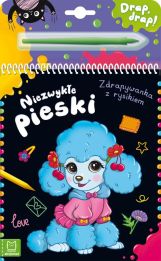 Niezwykłe pieski Zdrapywanka z rysikiem Niezwykłe pieski Zdrapywanka z rysikiem