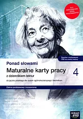 Ponad słowami 4 Maturalne karty pracy,Izabela Deptuła