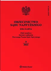 Orzecznictwo Sądu Najwyższego. Izba Karna  Orzecznictwo Sądu Najwyższego. Izba Karna