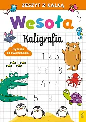 Wesoła kaligrafia Cyferki ze zwierzakami