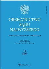 Orzecznictwo Sądu Najwyższego. Izba Pracy i, 
