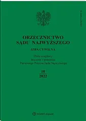 Orzecznictwo Sądu Najwyższego. Izba Cywilna  Orzecznictwo Sądu Najwyższego. Izba Cywilna