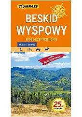 Beskid Wyspowy Pogórze Wiśnickie Mapa turystyczna wodoodporna 1:50 000