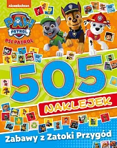 Psi Patrol 505 naklejek Zabawy z,