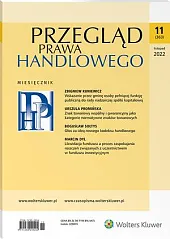 Przegląd Prawa Handlowego  Przegląd Prawa Handlowego