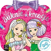 Kolorowanka z kokardką Niezwykłe suknie i,Anna Podgórska