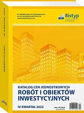 Katalog cen jednostkowych robót i obiektów INWESTYCYJNYCH Katalog cen jednostkowych robót i obiektów INWESTYCYJNYCH
