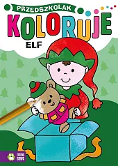 Przedszkolak koloruje Elf