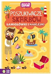 Baw się Poszukiwacze skarbów Łamigłówki i naklejki