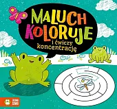 Maluch koloruje i ćwiczy koncetrację