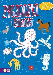 Zygzaczki i szlaczki niebieskie