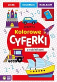 Kolorowe cyferki z naklejkami Zeszyt 2 Kolorowe cyferki z naklejkami Zeszyt 2