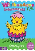 Wielkanocne kolorowanki Kurczątka