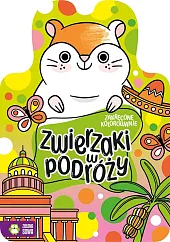 Zakręcone kolorowanie Zwierzaki w podróży