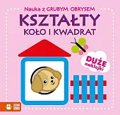 Nauka z grubym obrysem Kształty Koło,
