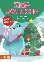 Zima malucha Choinkowe kolorowanie