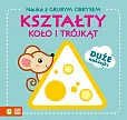 Nauka z grubym obrysem Kształty Koło i trójkąt