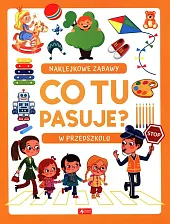 Co tu pasuje? Naklejkowe zabawy W,