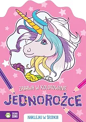 Zabawa w kolorowanie Jednorożce