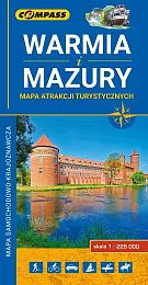 Warmia i Mazury Mapa atrakcji turystycznych,