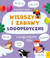 Wierszyki i zabawy logopedyczne z pingwinkiem,Małgorzata Korbiel