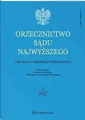 Orzecznictwo Sądu Najwyższego. Izba Pracy i, 