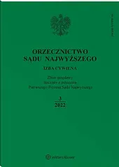 Orzecznictwo Sądu Najwyższego. Izba Cywilna 