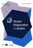 Studia Regionalne i Lokalne 2 (84) 2021 Studia Regionalne i Lokalne 2 (84) 2021